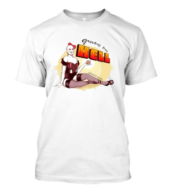 Greetings From Hell Hellraiser Women LVART.COM T-Shirt