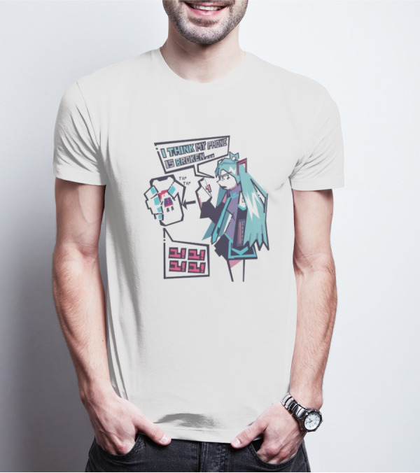 I Think My Phone Is Broken Tap Tap になに Nani Nani T-Shirt