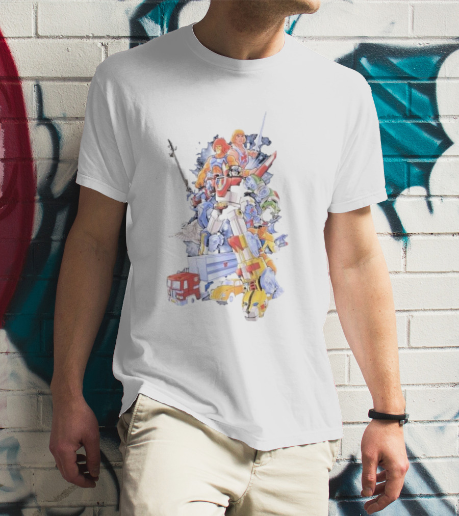 The 80’s Fuking Ruled Cartoon Characters Transformers Voltron Masters Of The Universe T-Shirt