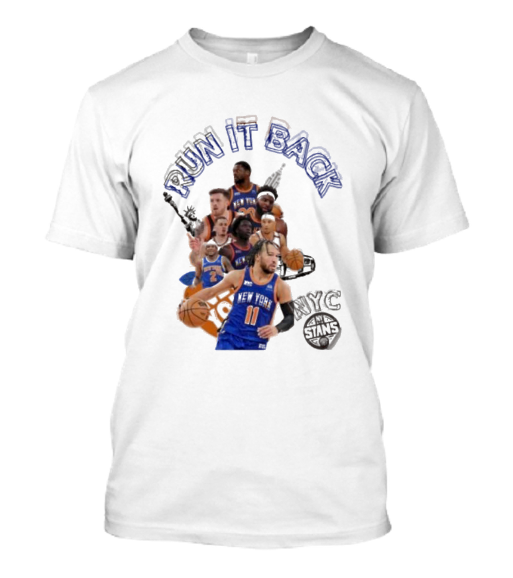Run It Back Knicks NYC Stans Basketball T-Shirt