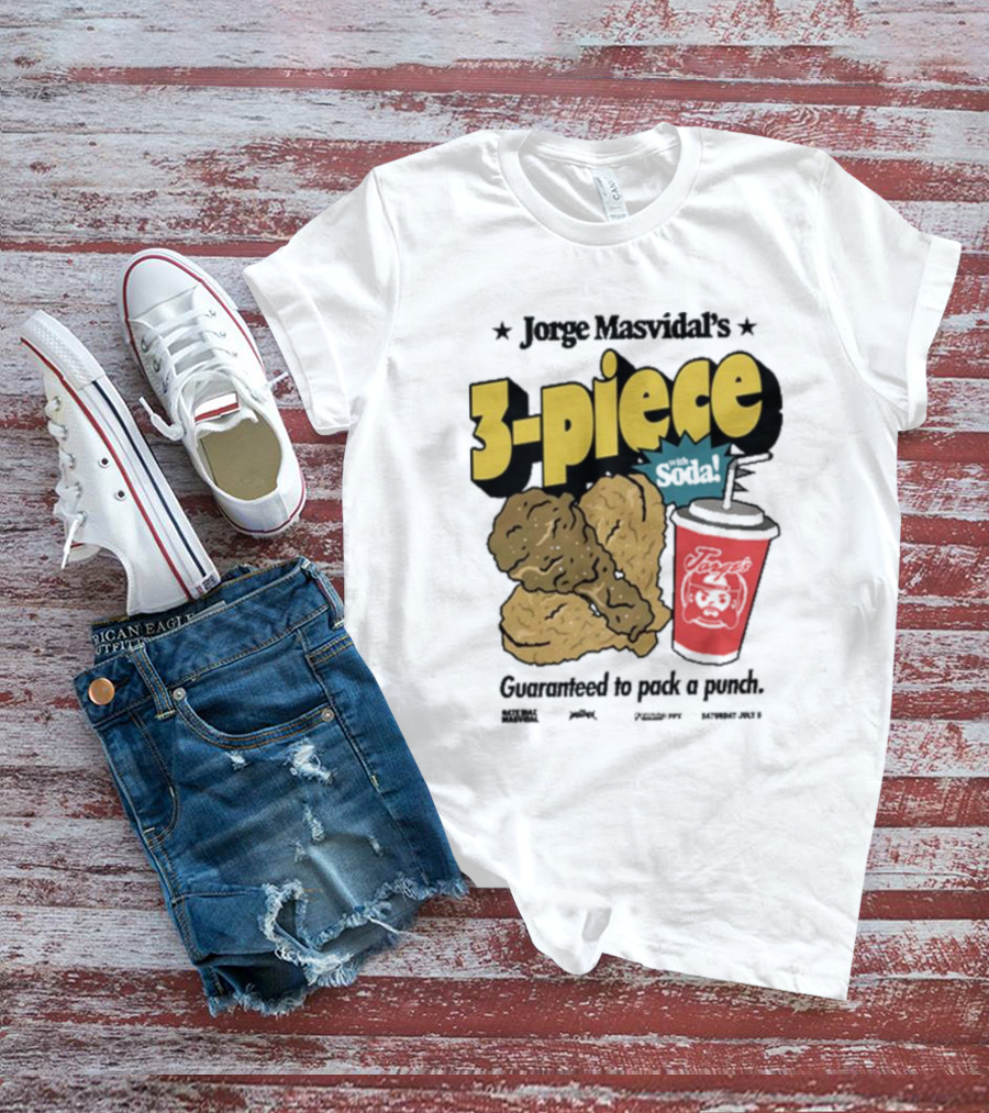 Jorge Masvidal's 3-Piece Soda Guaranteed To Pack A Punch T-Shirt