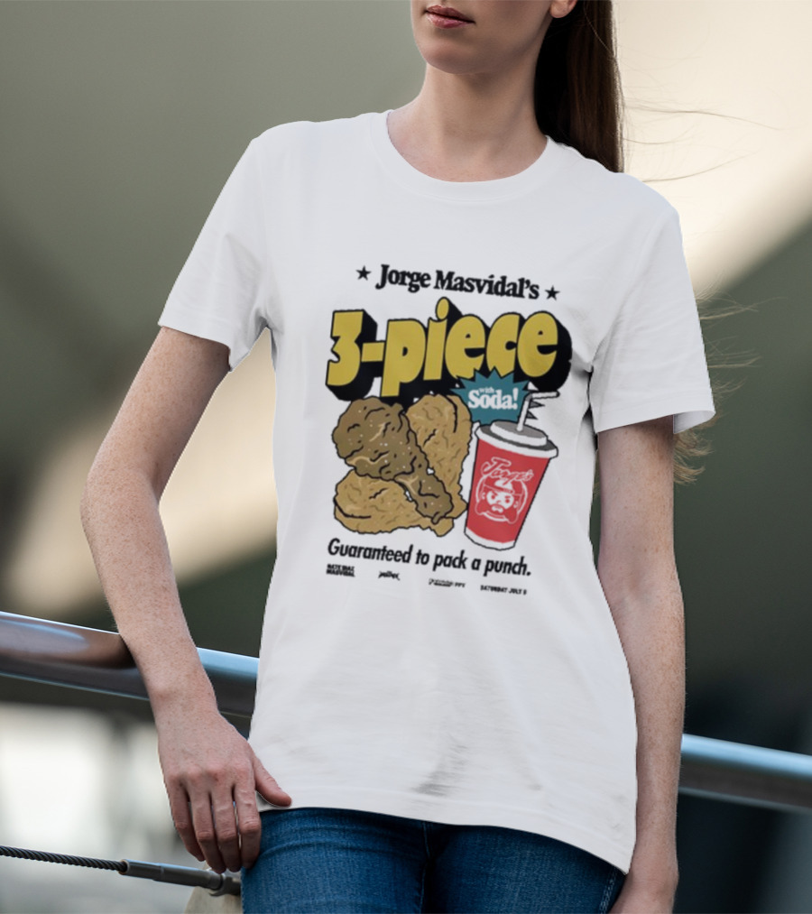 Jorge Masvidal's 3-Piece Soda Guaranteed To Pack A Punch T-Shirt