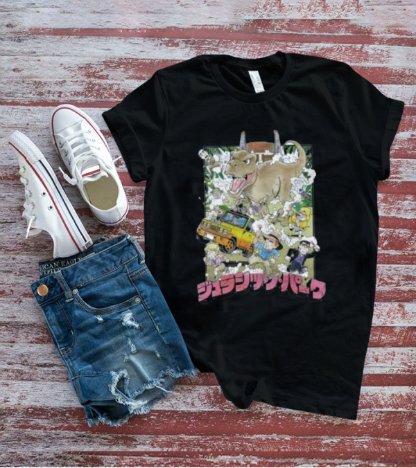 Jurassic Park Anime Style Adventure T-Shirt