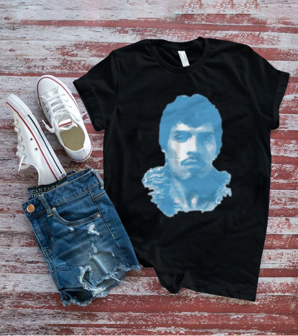 Omar Apollo God Said No Jumbo Blue T-Shirt