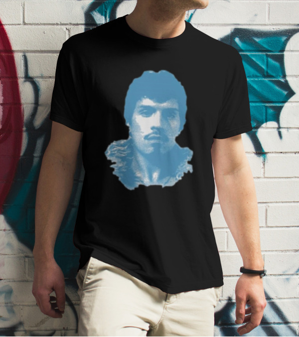Omar Apollo God Said No Jumbo Blue T-Shirt