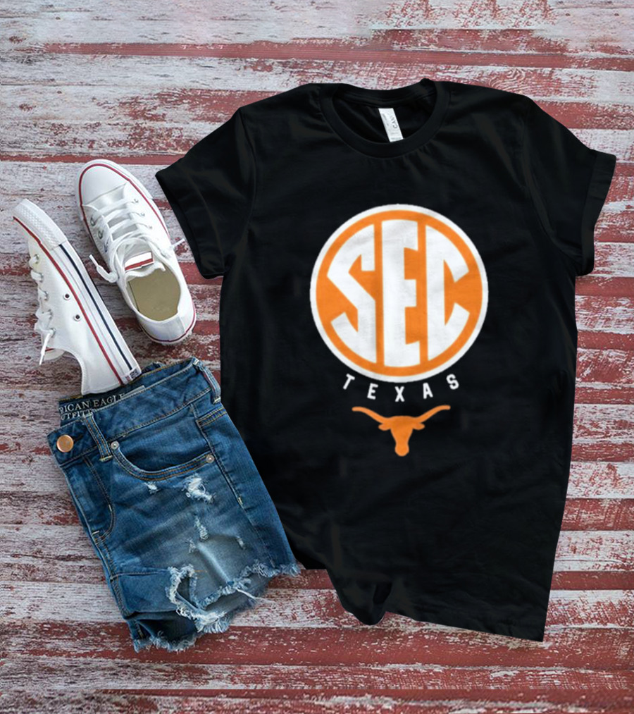 SEC Texas Longhorns Logo Texas Longhorn T-Shirt
