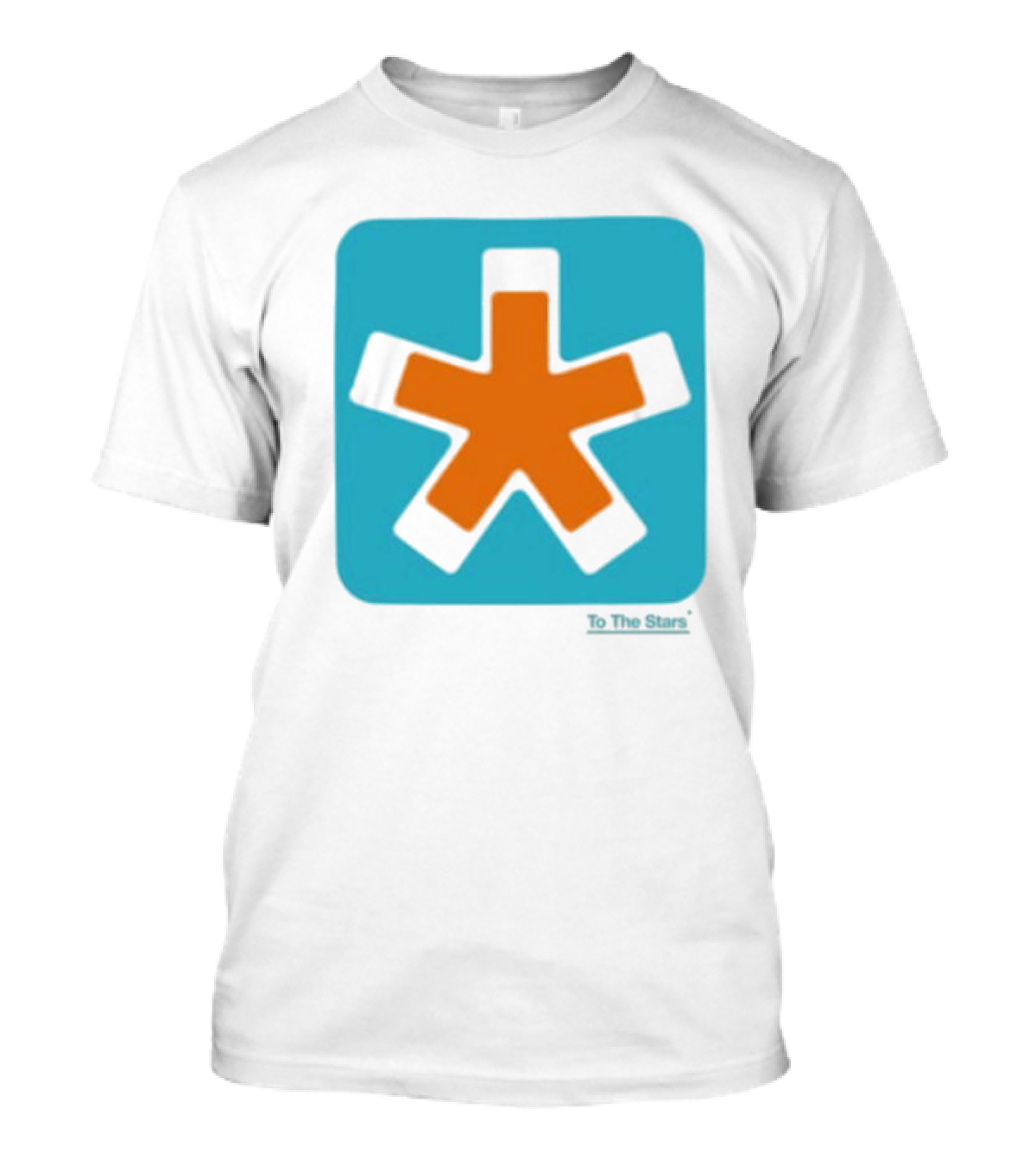 To The Stars Asterisk Icon Bold Colorful T-Shirt