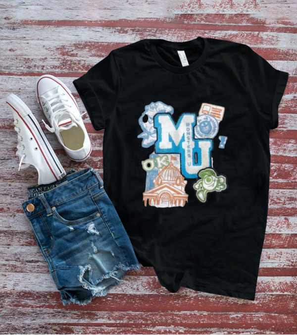 MU Monsters University Disney OK Patch T-Shirt
