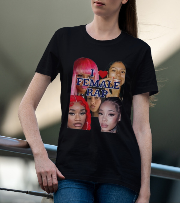 Nrth West Is My Spirit Animal I Love Female Rap Montage T-Shirt