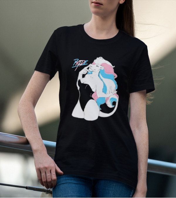 Pride Lioness Trans Flag Colors T-Shirt