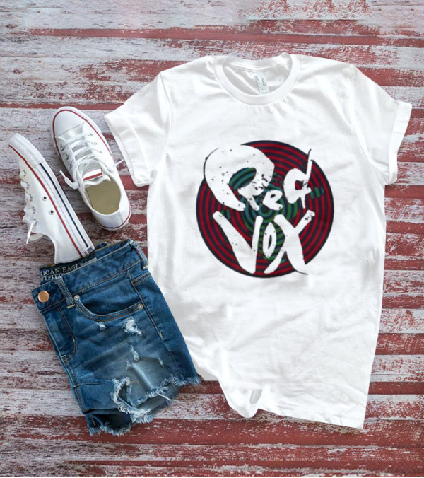 Retroware Red Vox Psychedelic Spiral Retro Vibes T-Shirt