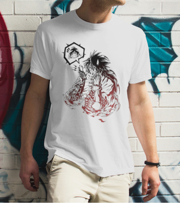 Ringtone SGDQ 2024 Fire Cloaked Character With Phone And Speech Bubble T-Shirt