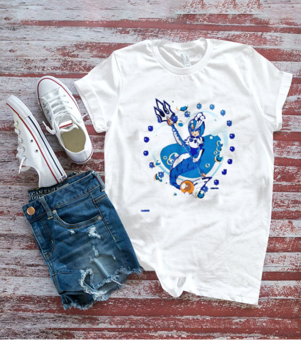 Splash Woman Mega Man Aqua Heart Capcom T-Shirt