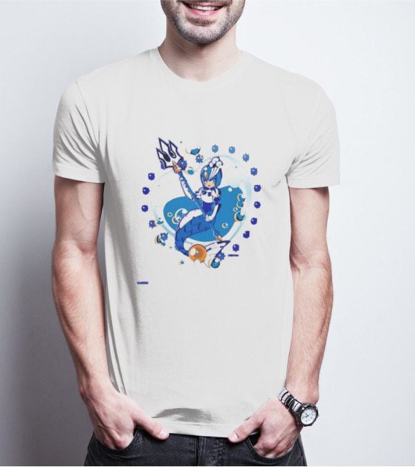 Splash Woman Mega Man Aqua Heart Capcom T-Shirt