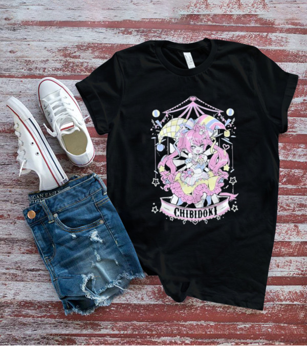 Chibidoki Pastel Circus Jester Kawaii Aesthetic T-Shirt