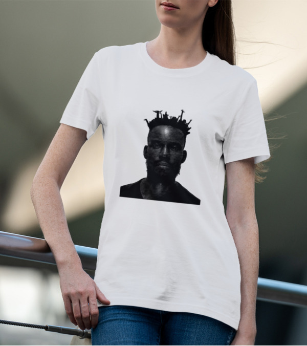 Imiti Ikula Anniversary Black And White Portrait With Nails T-Shirt