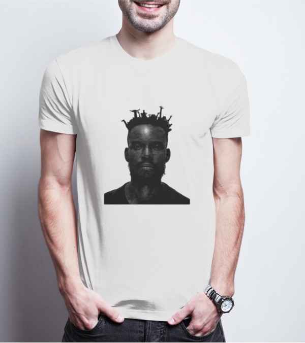 Imiti Ikula Anniversary Black And White Portrait With Nails T-Shirt