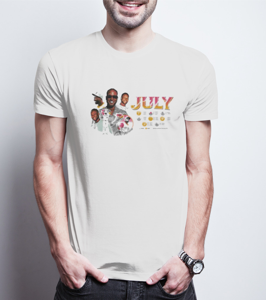Jurickson Profar July Retro Vibe Baseball Personality T-Shirt