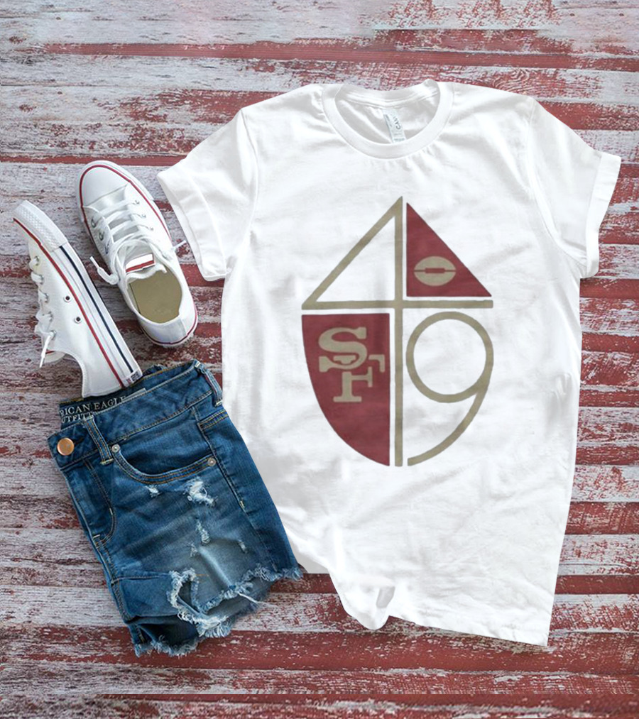 San Francisco 49ers Vintage 1965 SF 49 Iconic Emblem T-Shirt