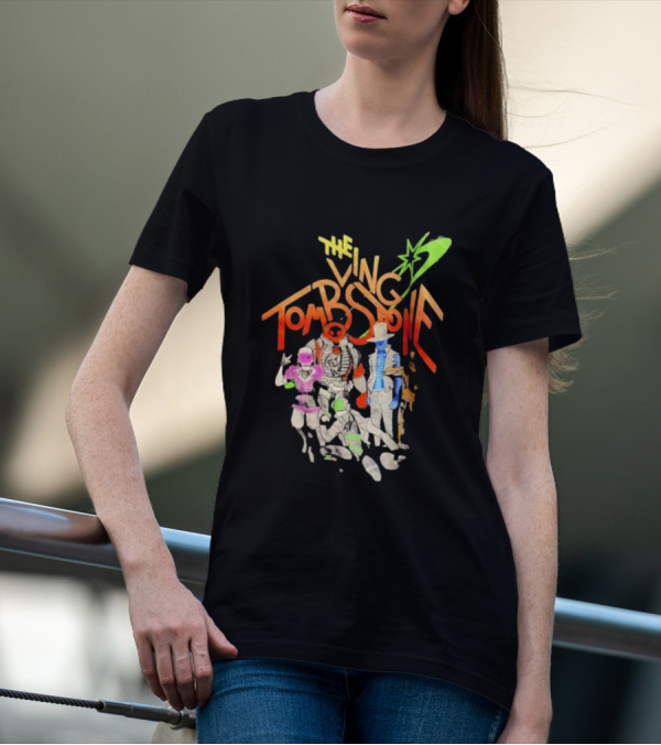 The Living Tombstone Characters And Logo With Colorful T-Shirt