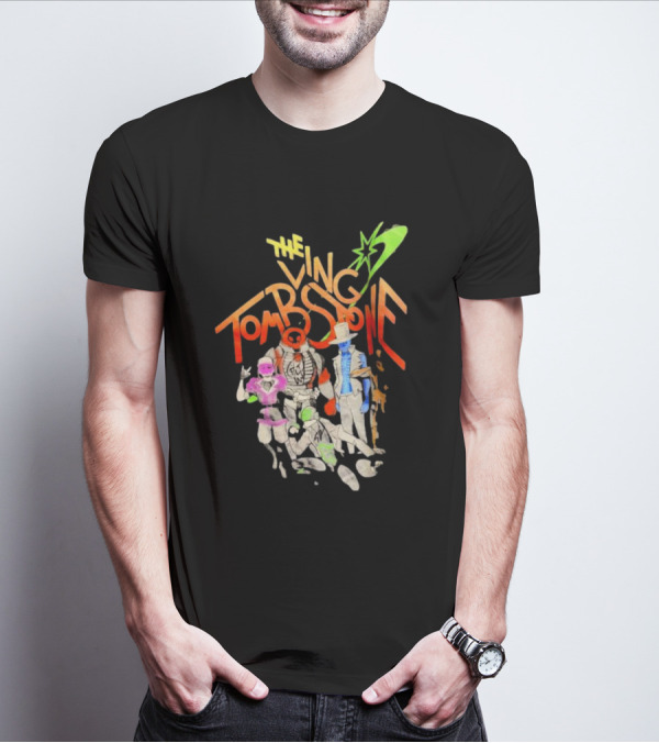 The Living Tombstone Characters And Logo With Colorful T-Shirt