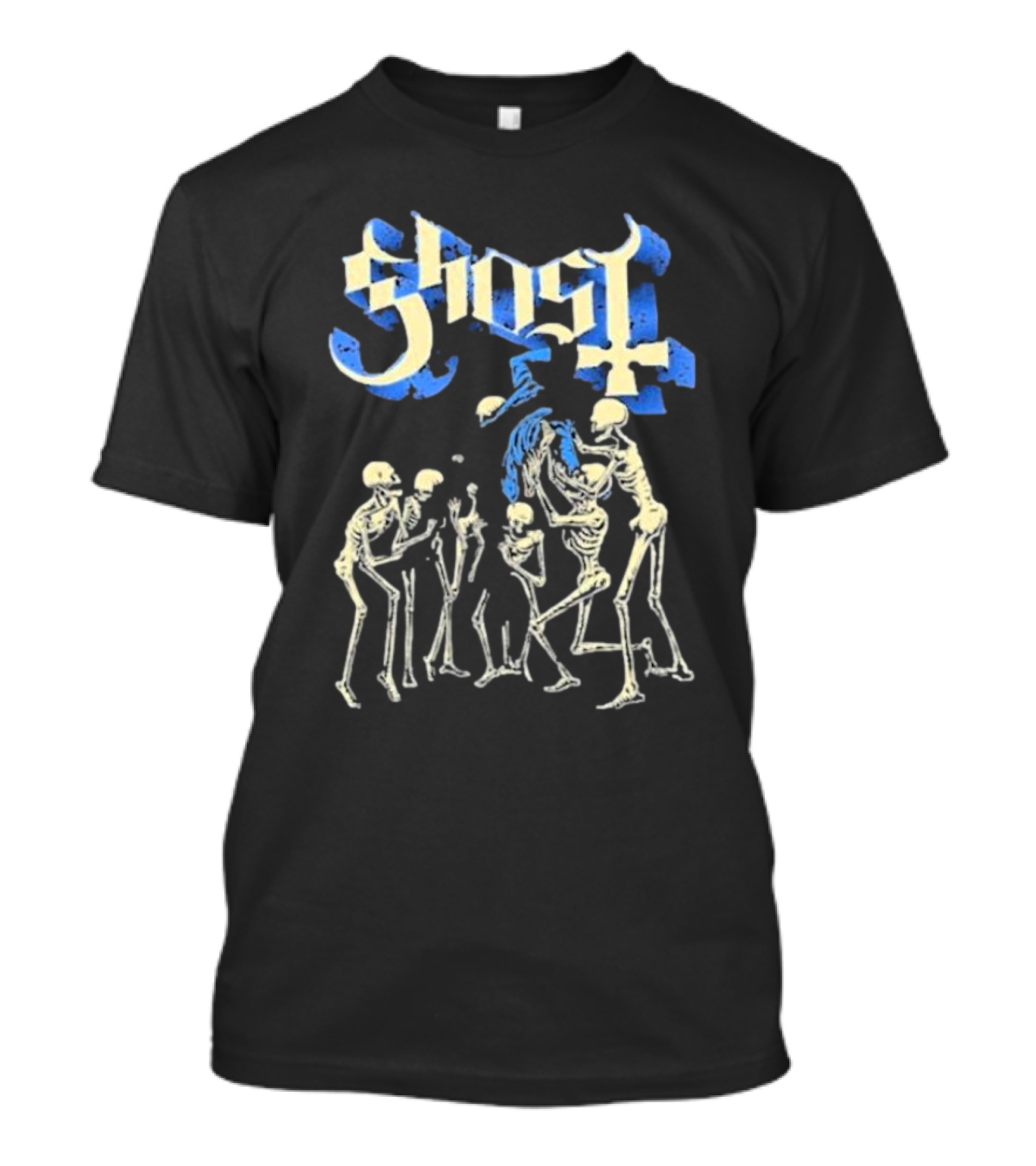 Ghost Band Skeletons Ritual Scene T-Shirt