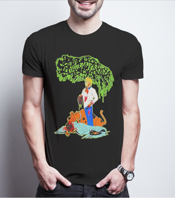Sanguisugabogg Scooby Doo Fred Jones Horror Mashup T-Shirt