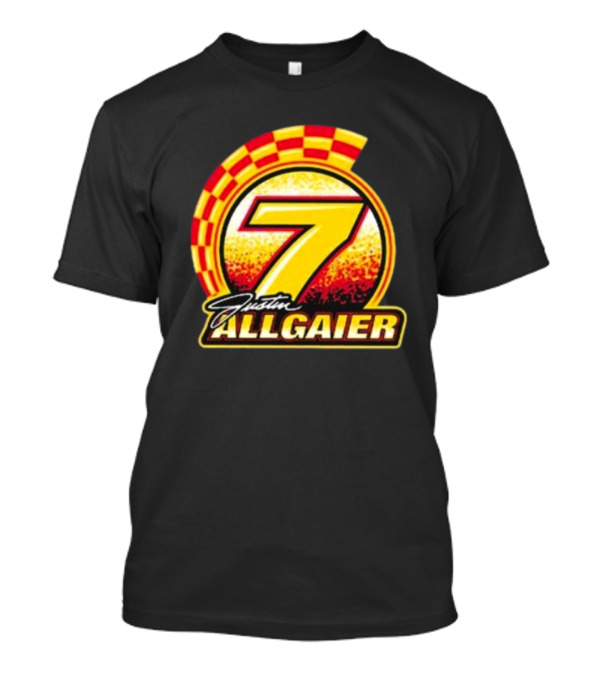 Justin Allgaier 7 Racing Checkered 2024 Toddler T-Shirt