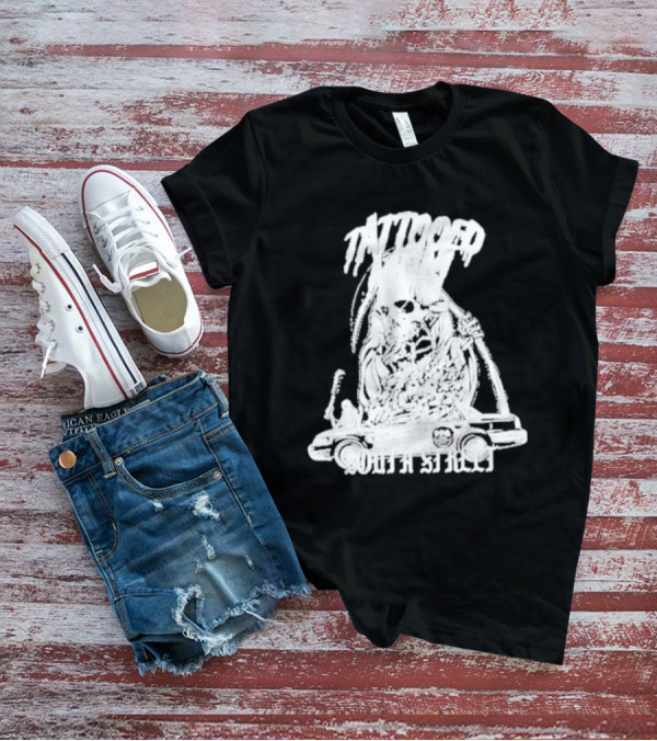 Tattooed Mom South Street Skeleton Car T-Shirt