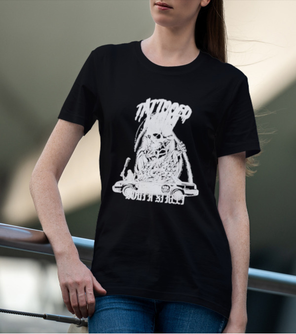 Tattooed Mom South Street Skeleton Car T-Shirt