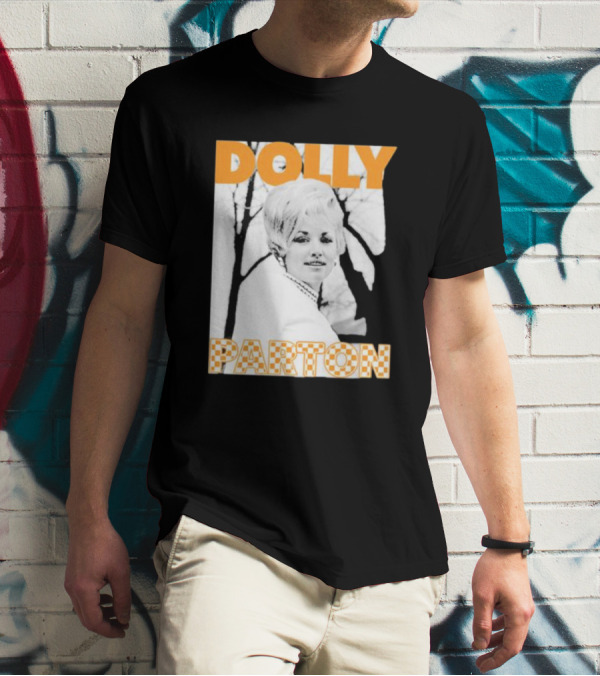 Dolly Parton Retro Black And White Tennessee T-Shirt