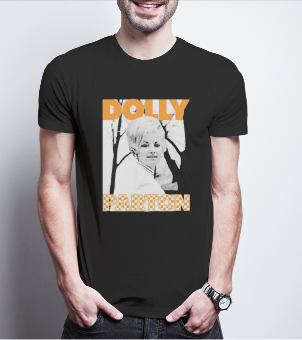 Dolly Parton Retro Black And White Tennessee T-Shirt