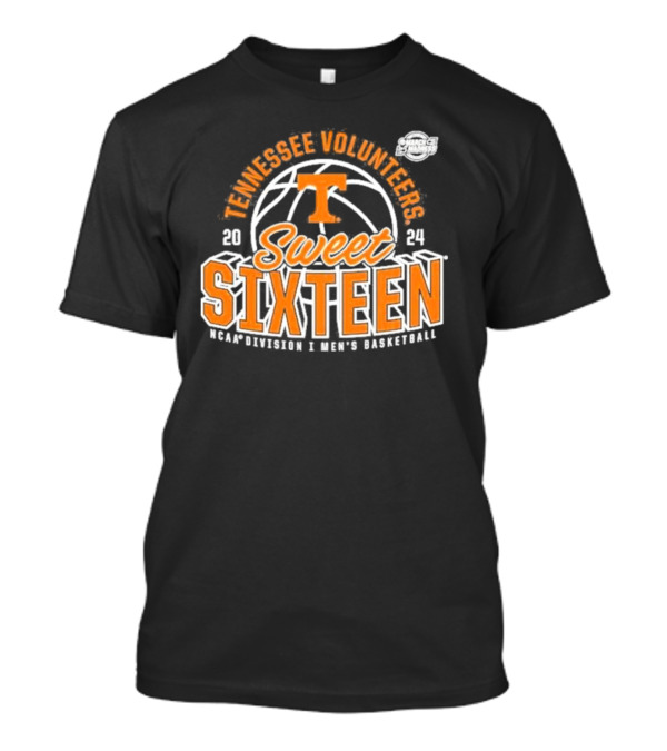 Tennessee Volunteers 2024 Sweet Sixteen NCAA Division I Men's Basketball Tournament T-Shirt
