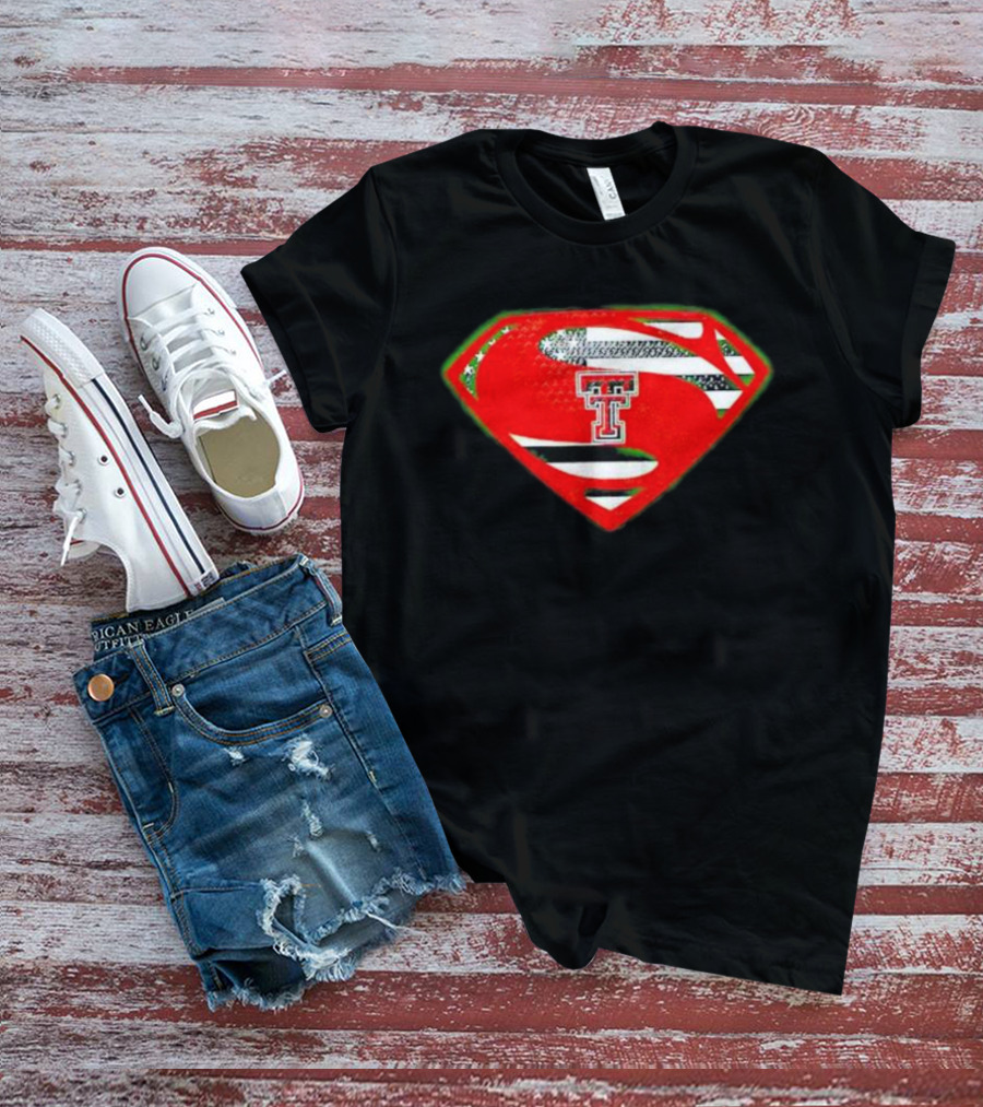 Texas Tech Red Raiders TT Superman T-Shirt