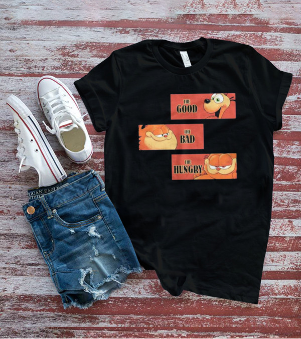 The Good The Bad The Hungry Garfield And Odie T-Shirt