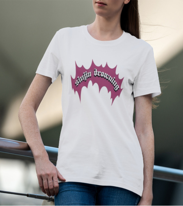 Sinjin Drowning Pink Burst T-Shirt
