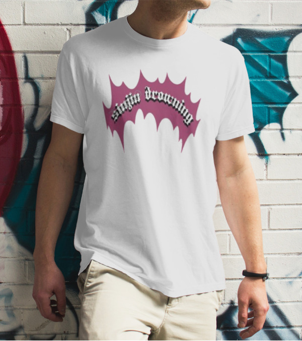 Sinjin Drowning Pink Burst T-Shirt