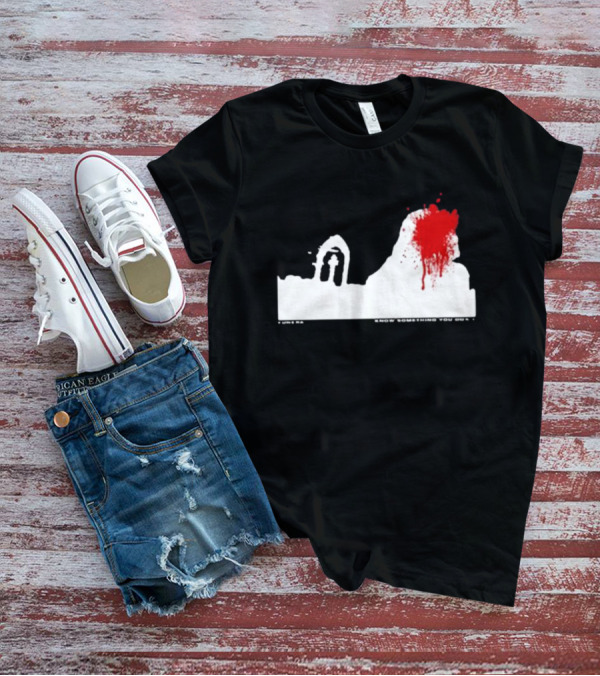 Siqaeda Funeral I Know Something You Don’t Red Splatter Archway Scene T-Shirt