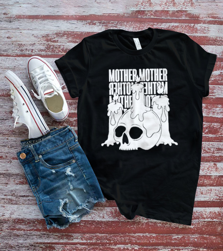 Mother Mother Skull Candle T-Shirt