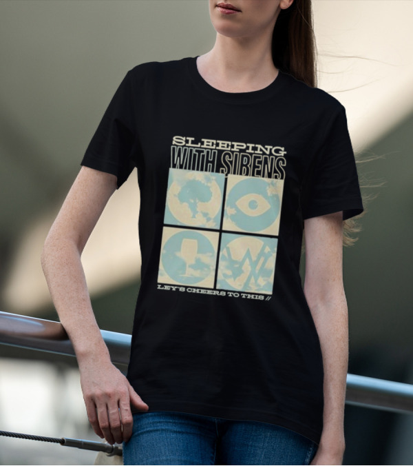Sleeping With Sirens Let's Cheers To This Iconic Album Art Elements T-Shirt