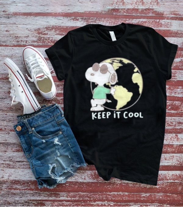 Snoopy Keep It Cool Earth Character T-Shirt