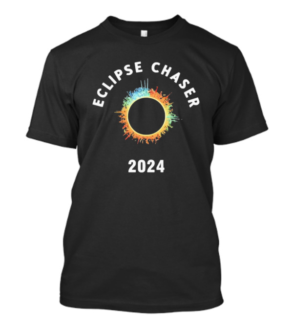 Eclipse Chaser 2024 Solar Event Rainbow Corona T-Shirt