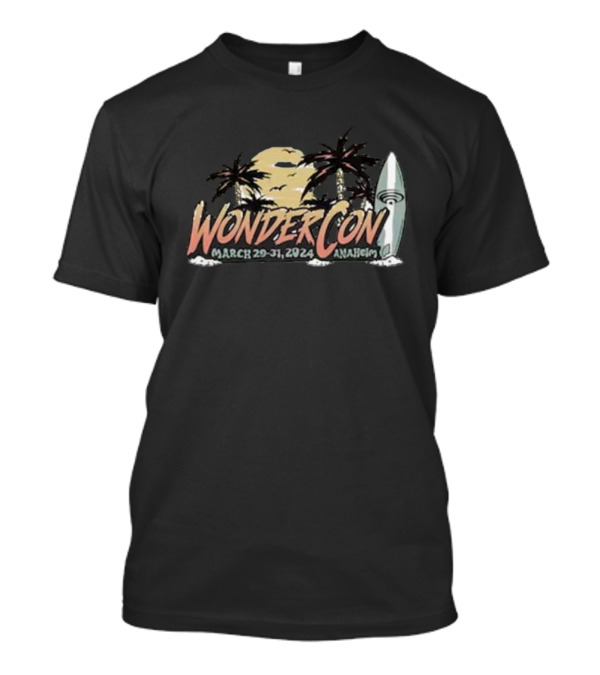 WonderCon March 29-31 2024 Anaheim Surf’s Up Sportige Natural Tri-Blend T-Shirt