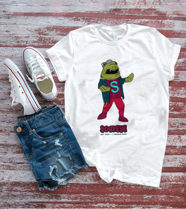 Sockeye Mascot T-Mobile Park Est. 2024 Mariners Salmon Run T-Shirt