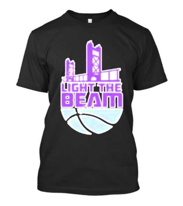 Noel Harris Light The Beam Sacramento Kings Basketball Tower T-Shirt