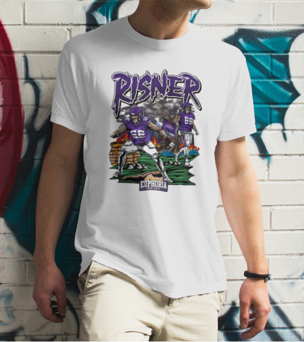 Risner Extremely Race Planet Euphoria 1950 2024 Football T-Shirt