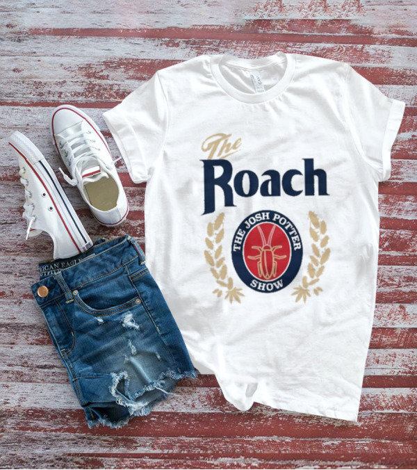 The Josh Potter Show The Roach Emblem With Laurel Wreath And Insect T-Shirt