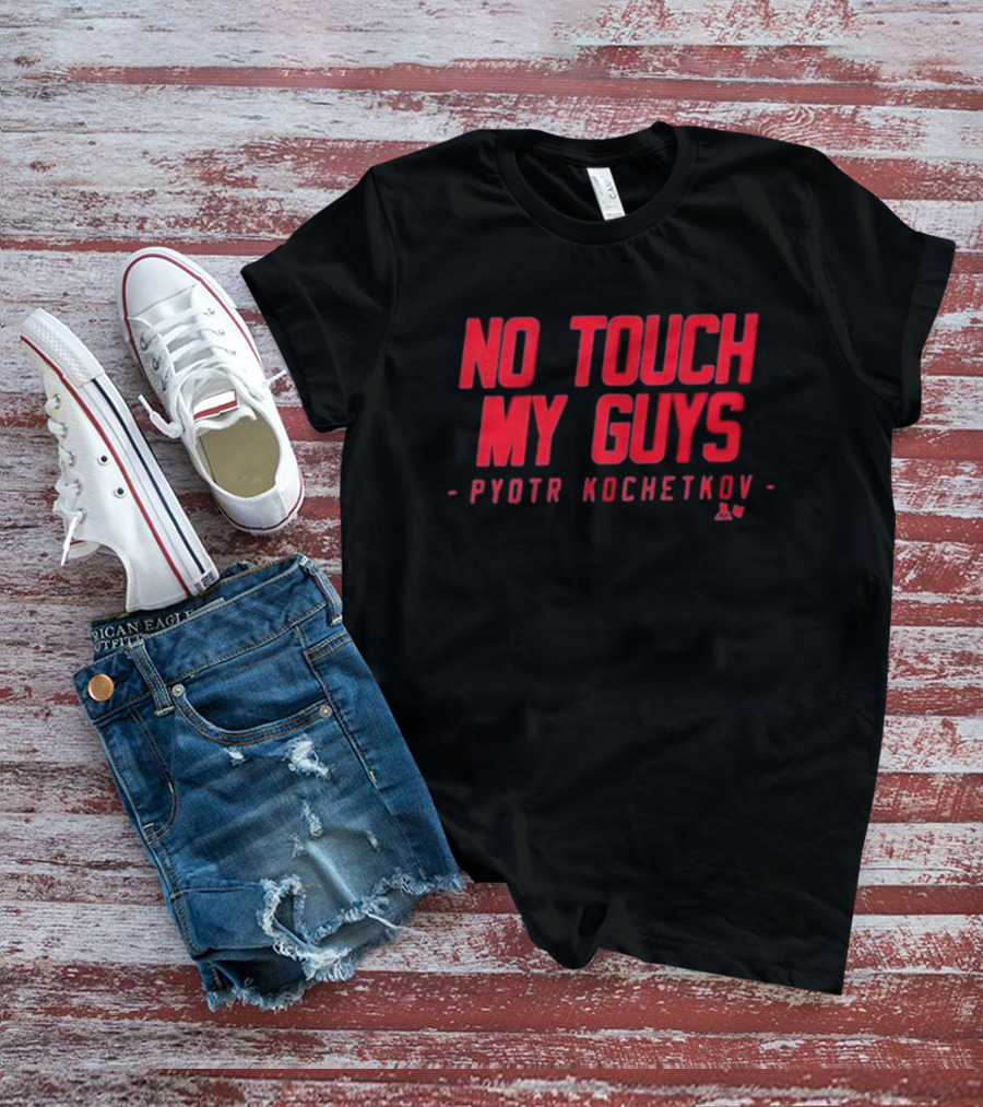 Pyotr Kochetkov No Touch My Guys Bold Red T-Shirt