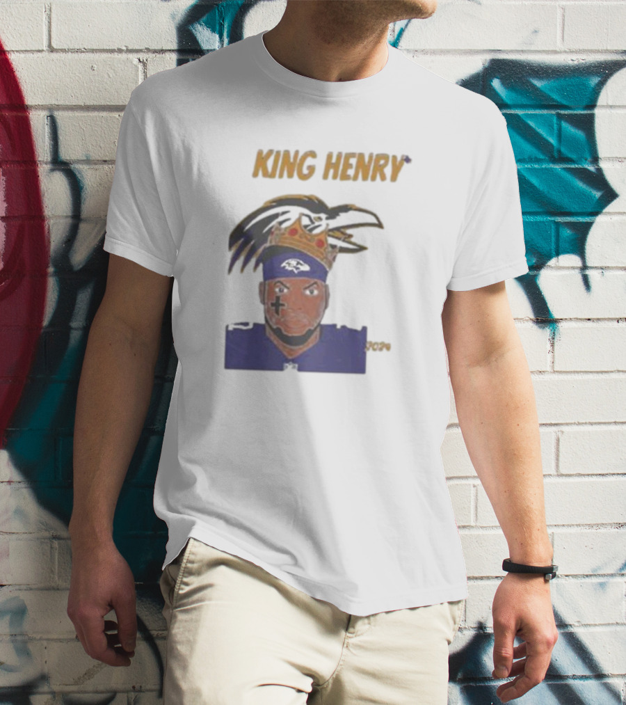 Ravens Football King Henry Baltimore NFL T-Shirt