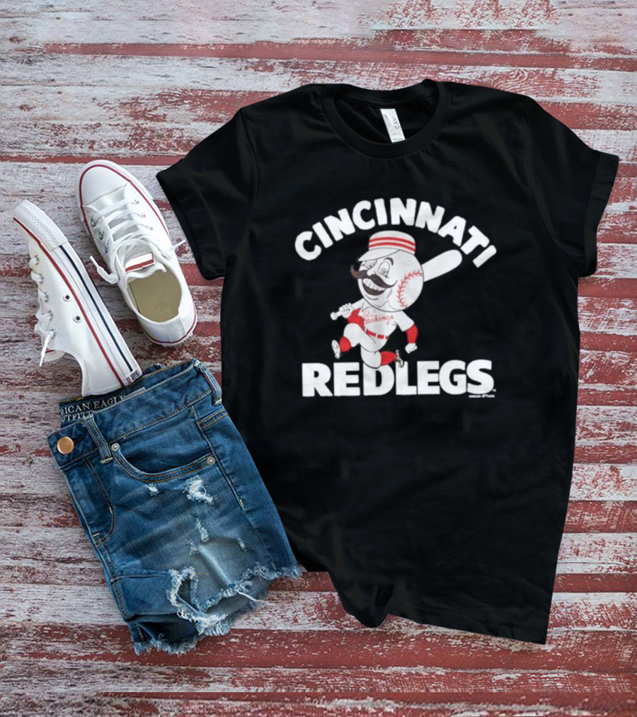Cincinnati Redlegs Redsproblems Baseball Mascot T-Shirt